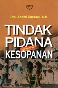 Tindak Pidana Mengenai Kesopanan