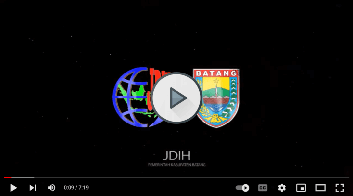 PROFIL JDIH KABUPATEN BATANG 2020