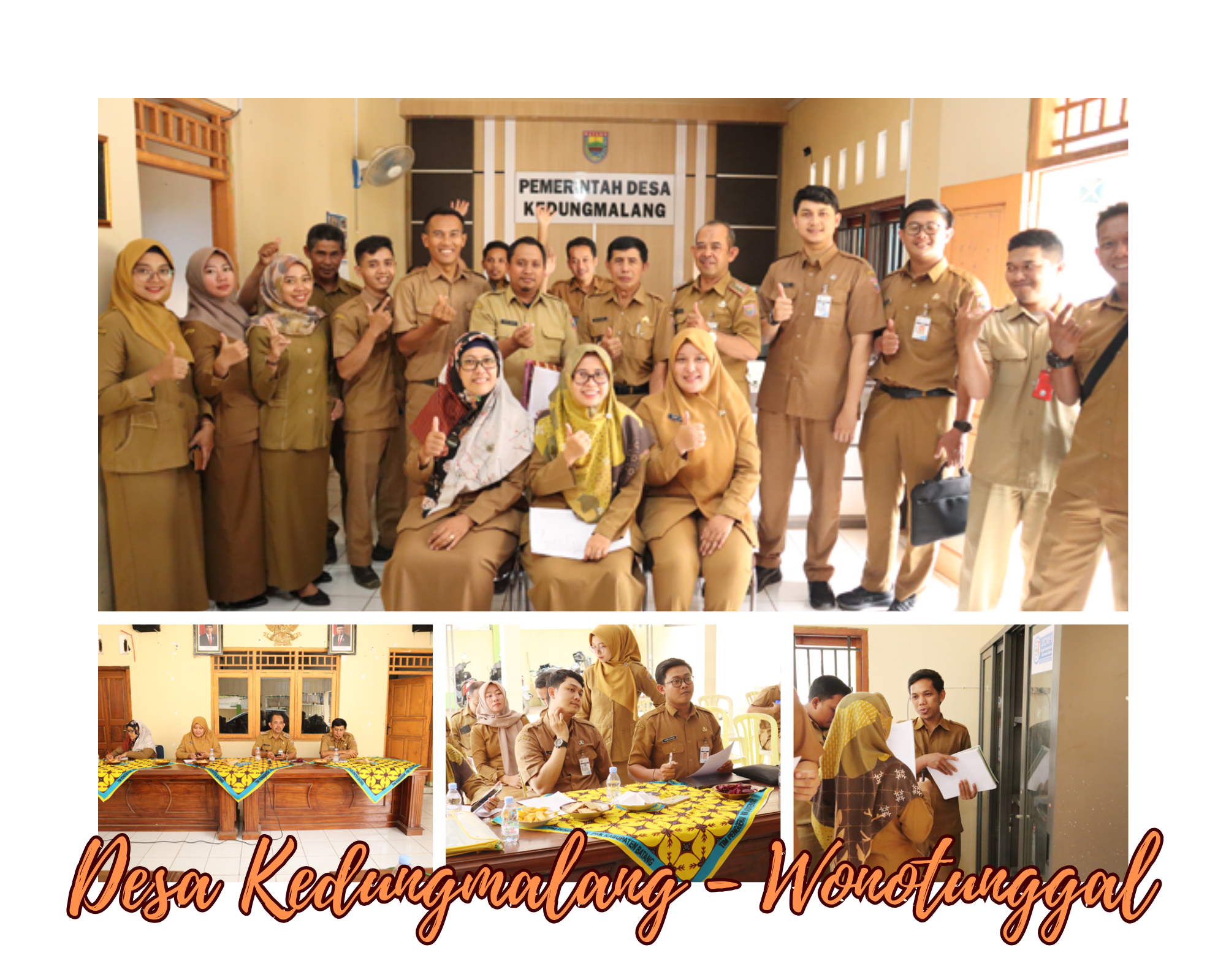 <h4><b>Monitoring dan Penilaian Lomba JDIH Pemerintah Desa Tahun 2023 di Desa Kedungmalang Kecamatan Wonotunggal</b></h4>